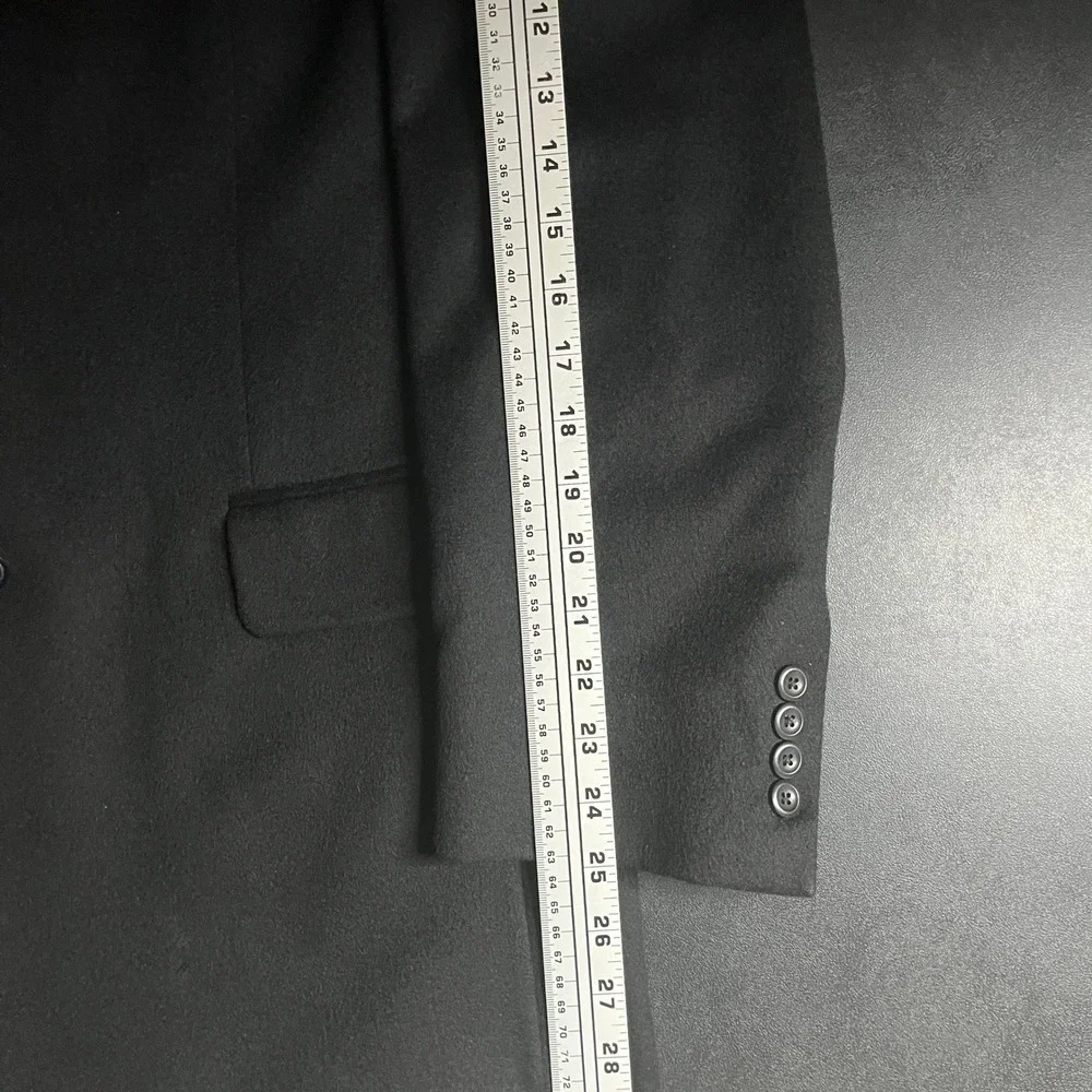 JOS. A. BANK Black Blazer 41R 100%‎ Cashmere Mens Sport Coat Two Button